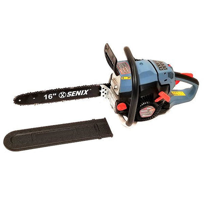 4QL® 46cc 4-Cycle 16" Gas Chainsaw with Oregon Bar and Chain | Chainsaws | SENIX Tools