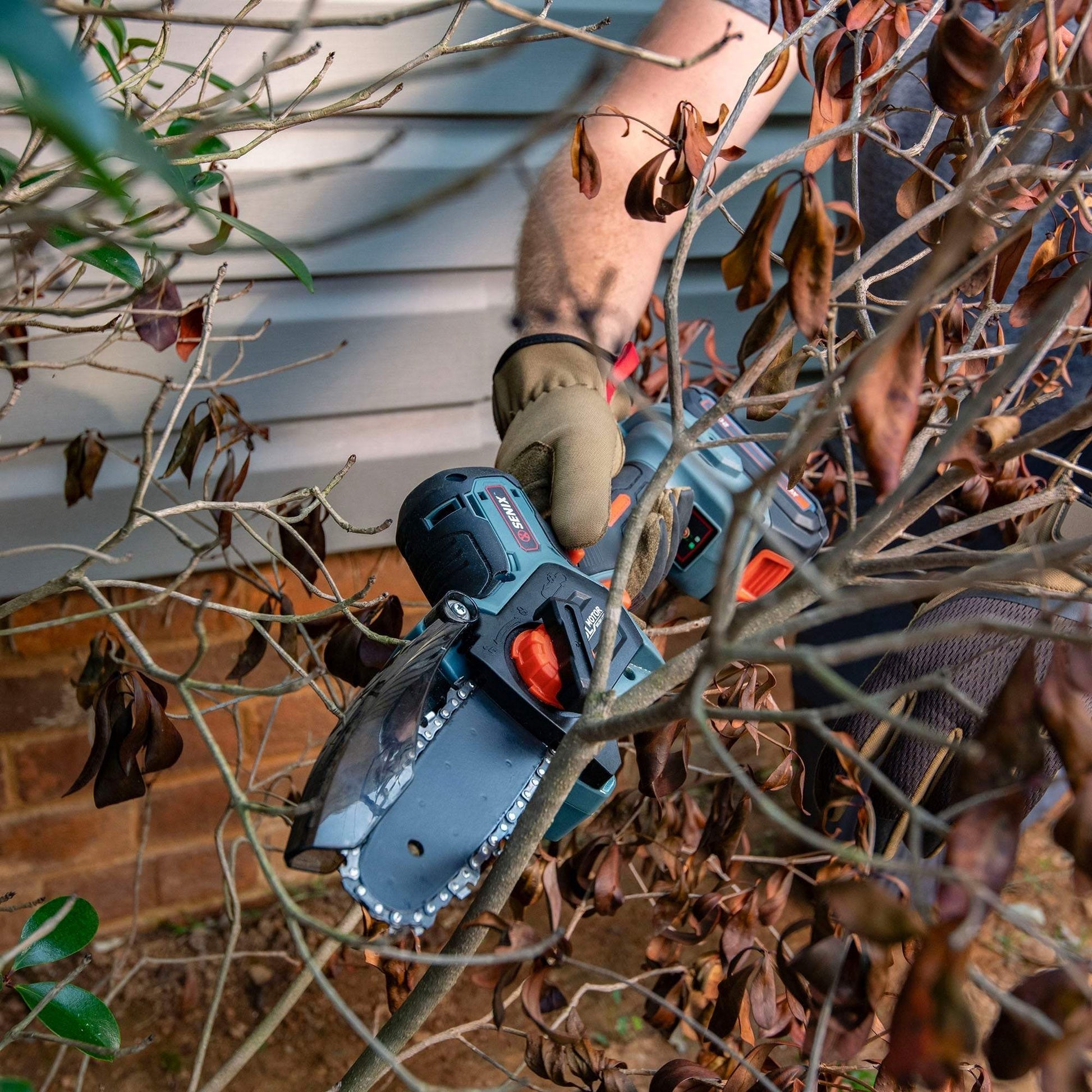 X2 20V Max 5" Cordless Mini Chainsaw, Brushless (Tool Only) | Chainsaws | SENIX Tools