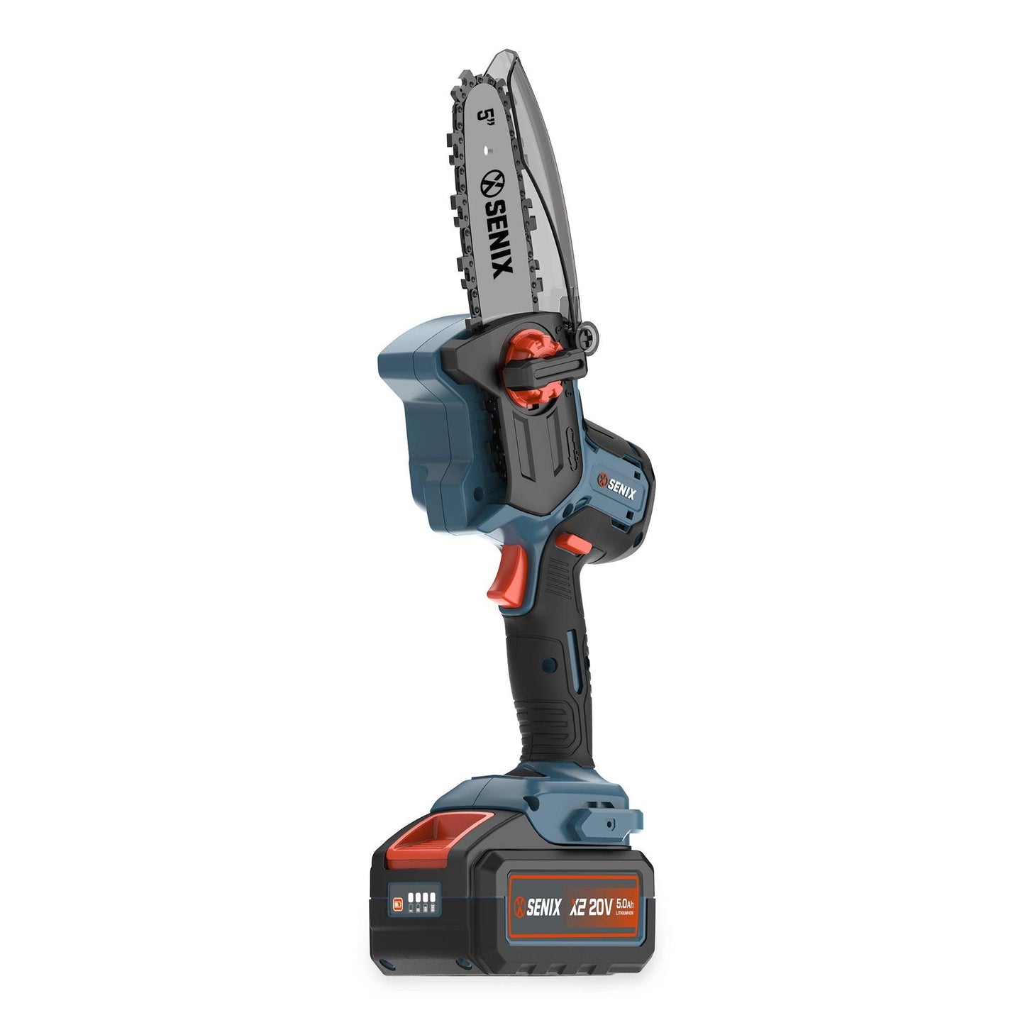 X2 20V Max 5" Cordless Mini Chainsaw, Brushless (Battery & Charger) | Chainsaws | SENIX Tools