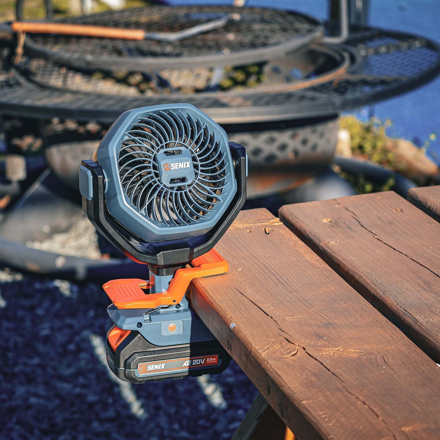 SENIX 20V Max 4-Inch Cordless Clamp Fan | SENIX Tools