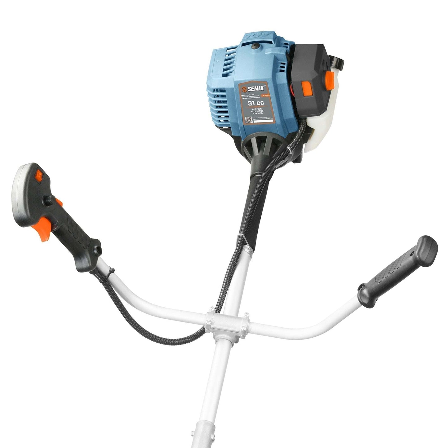 4QL® 31 cc 4-Cycle Gas Powered 10-Inch Brush Cutter and String Trimmer | SENIX Tools 