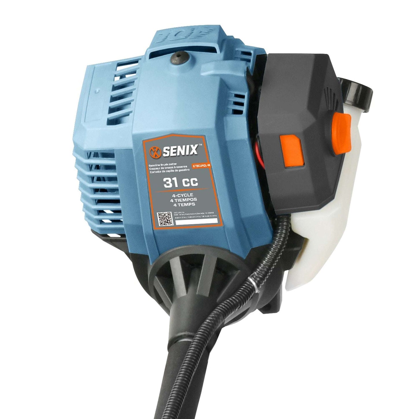 4QL® 31 cc 4-Cycle Gas Powered 10-Inch Brush Cutter and String Trimmer | SENIX Tools 