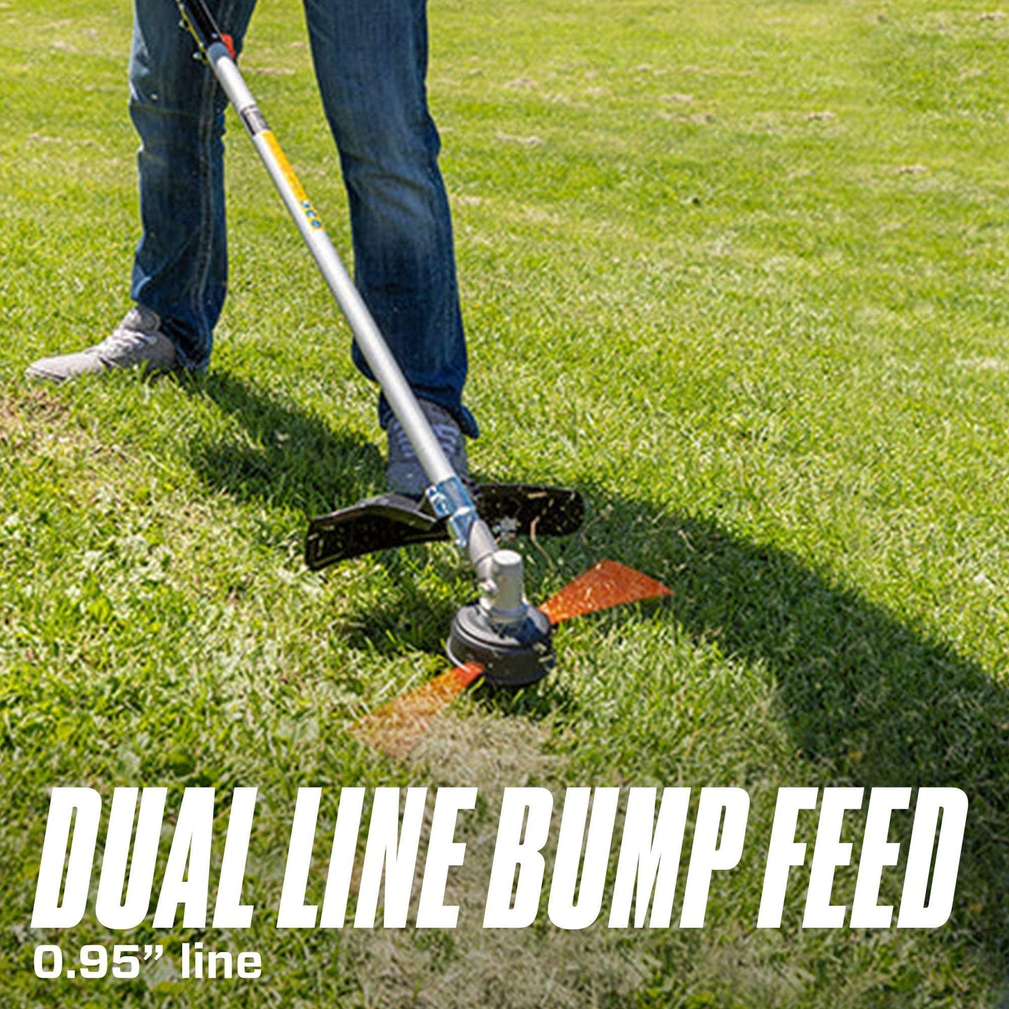 4QL® 31cc 4-Cycle 18" Gas String Trimmer, Attachment Capable | String Trimmers | SENIX Tools