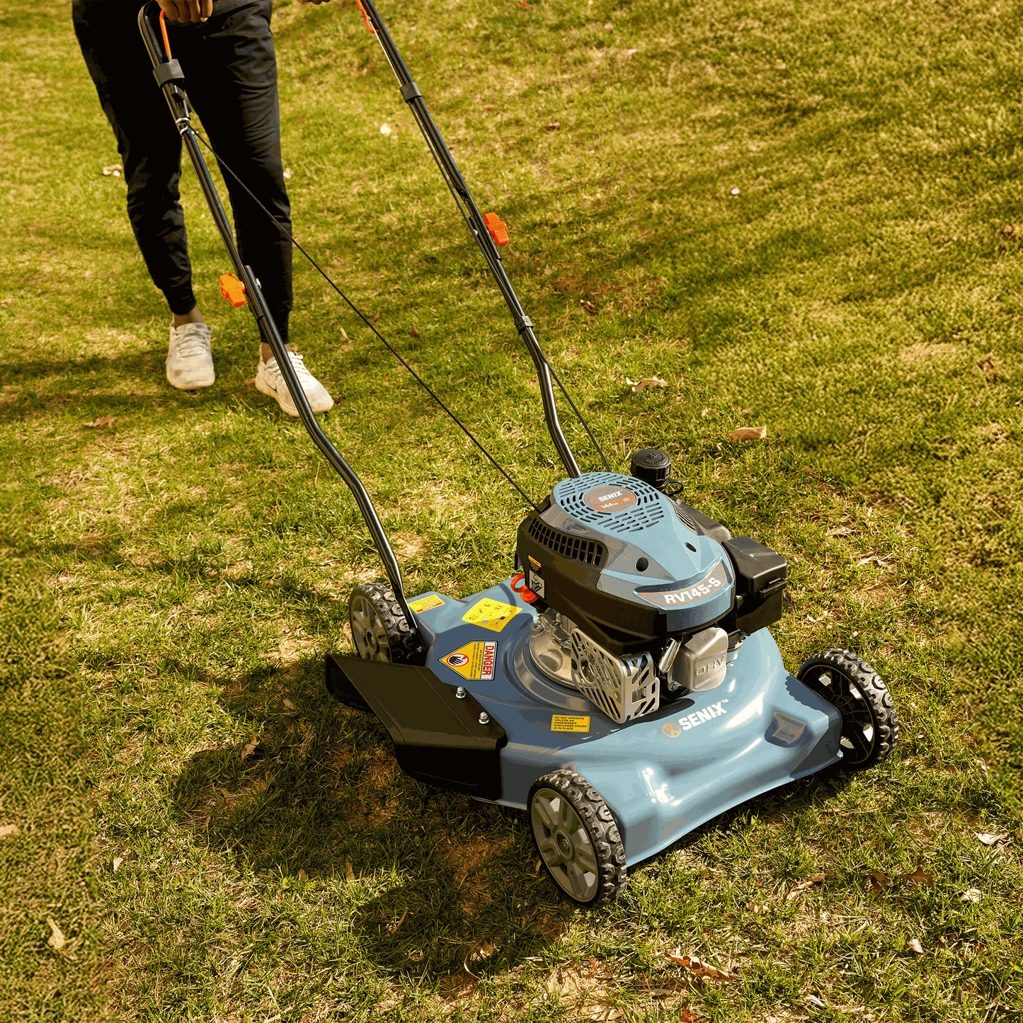 SENIX 20" 144cc 4-Cycle Gas Push Lawn Mower | SENIX Tools