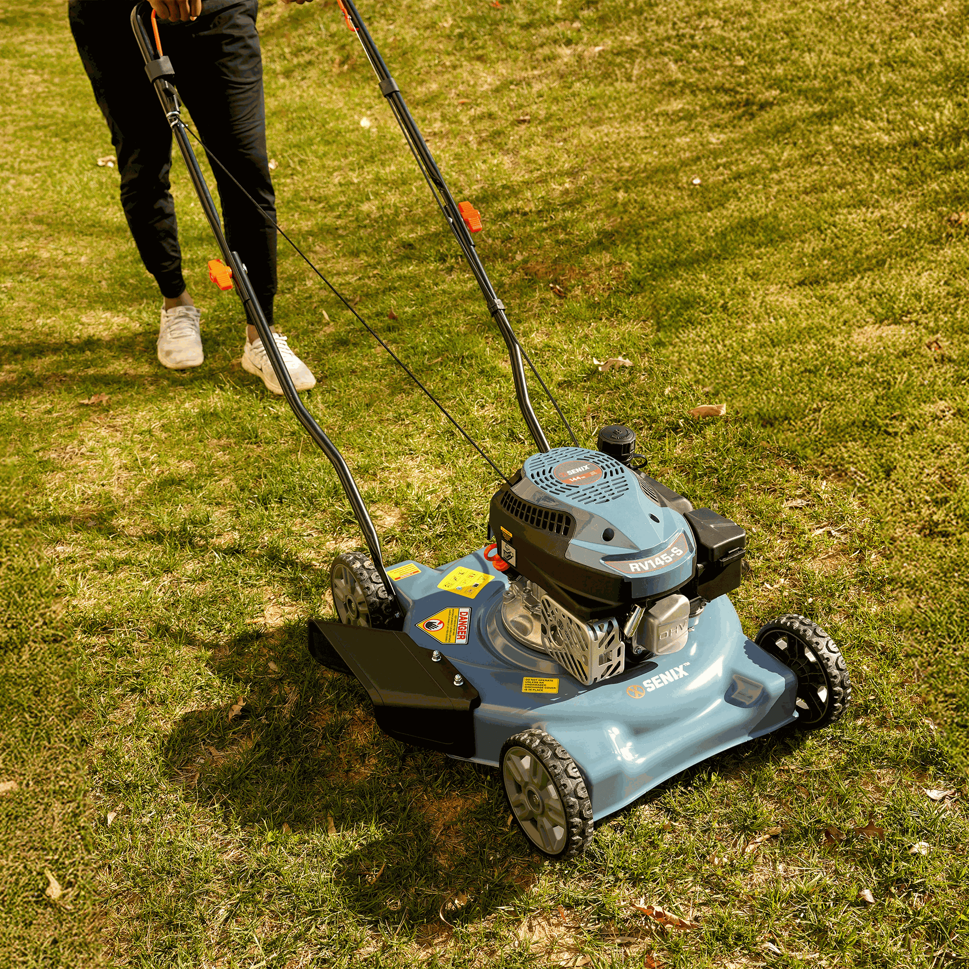 SENIX 20" 144cc 4-Cycle Gas Push Lawn Mower | SENIX Tools