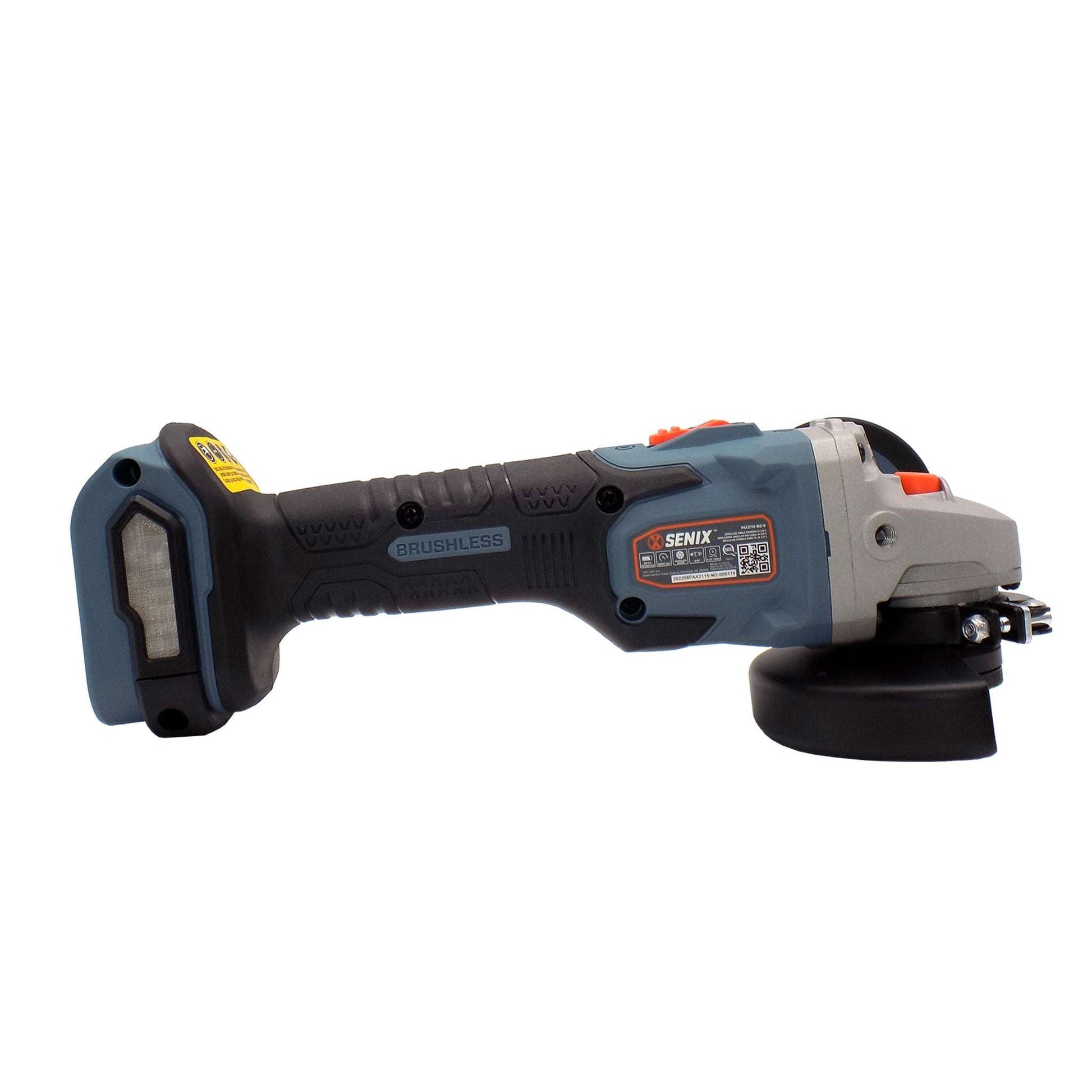 X2 20V Max Cordless Angle Grinder - Tool Only | Power Tools | SENIX Tools