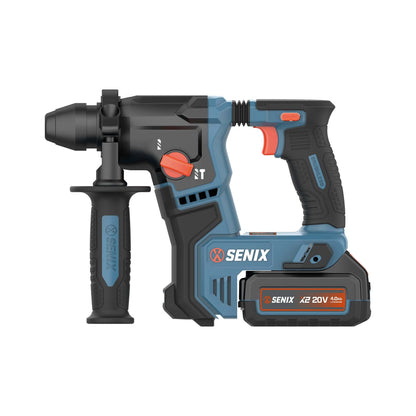 X2 20V Max* 5/8" SDS-Plus Cordless Rotary Hammer, Brushless (4.0 Ah Ba | Power Tools | X2 20V Max* | SENIX Tools
