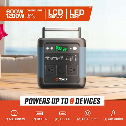 SENIX 600 Watt Power Station | Portable Power | SENIX Tools