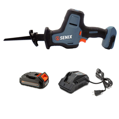 X2 20V Max* 7/8" Cordless Reciprocating Saw, Brushless (2.0 Ah Battery | Power Tools | X2 20V Max* | SENIX Tools