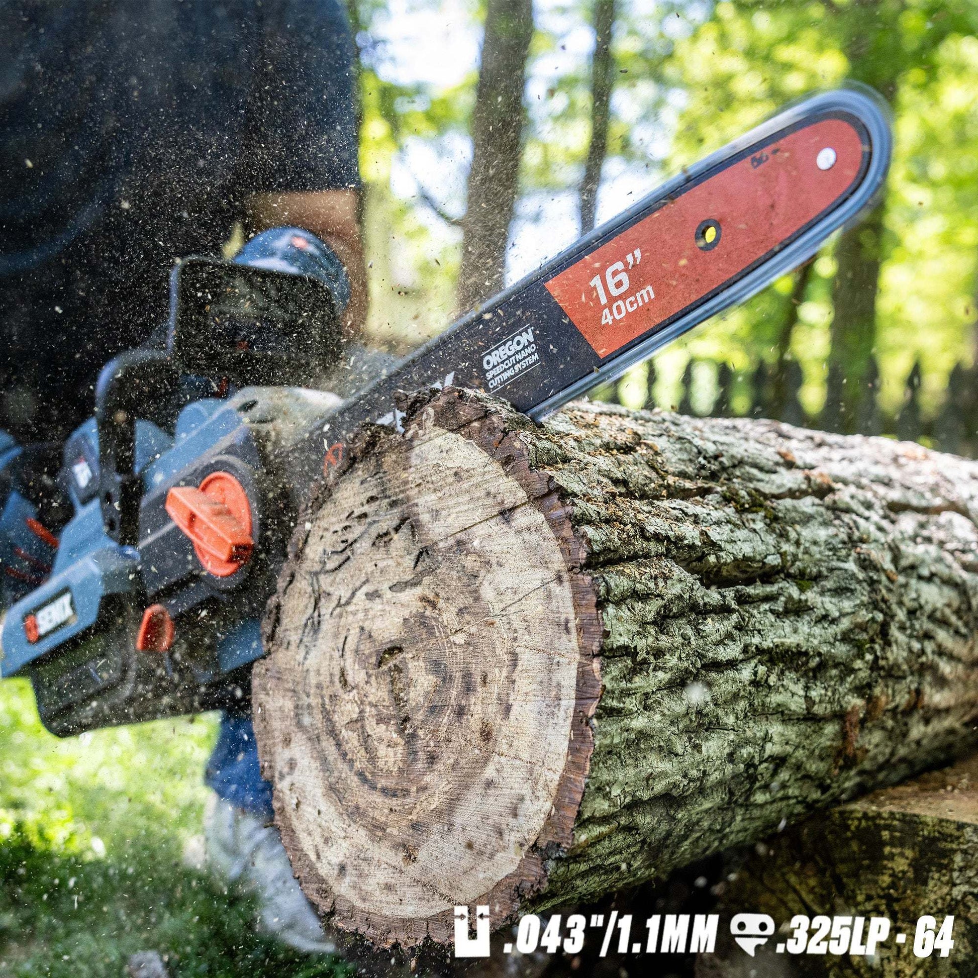 16" Oregon® Speedcut Nano Chainsaw Bar for X6 60V Chainsaw | Parts And Accessories | 16" Oregon® Speedcut Nano Chainsaw Bar | SENIX Tools