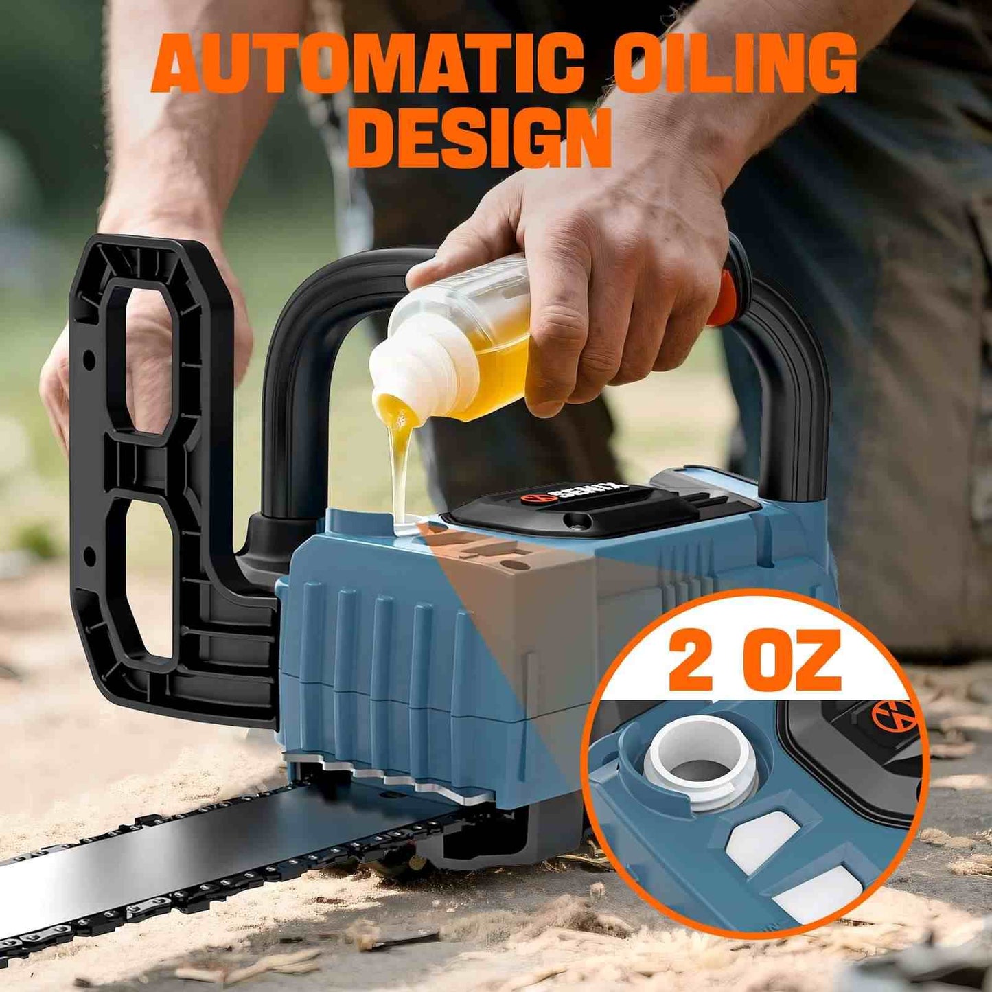 X2 20V Max* 10" Cordless Chainsaw, Brushless (Tool Only) | Chainsaws | X2 20V Max 10" Cordless Brushless Chainsaw - Tool Only | SENIX Tools