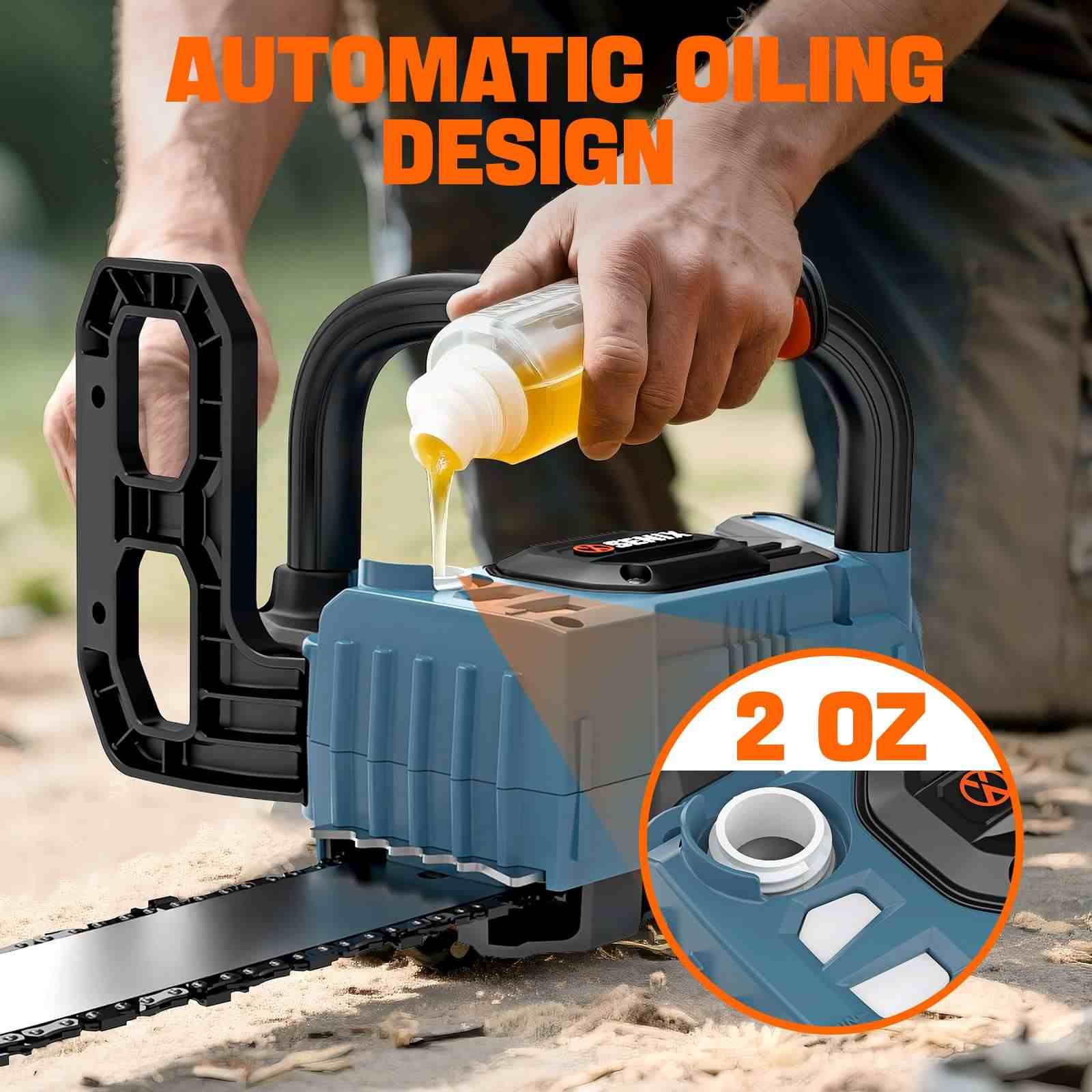 X2 20V Max* 10" Cordless Chainsaw, Brushless (Tool Only) | Chainsaws | X2 20V Max 10" Cordless Brushless Chainsaw - Tool Only | SENIX Tools