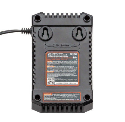 X2 20V Max 2 Amp Charger, CHX2 | Chargers | SENIX Tools